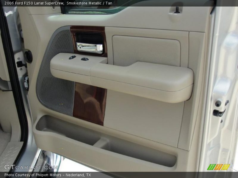 Smokestone Metallic / Tan 2006 Ford F150 Lariat SuperCrew