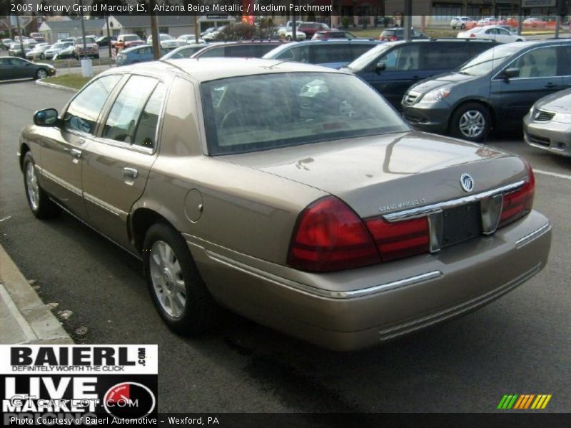 Arizona Beige Metallic / Medium Parchment 2005 Mercury Grand Marquis LS