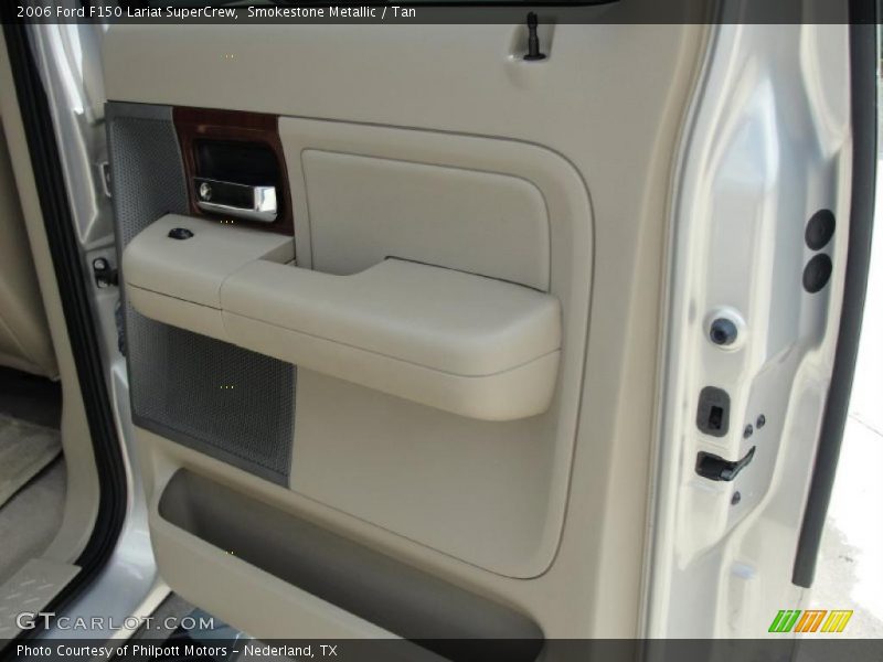 Smokestone Metallic / Tan 2006 Ford F150 Lariat SuperCrew