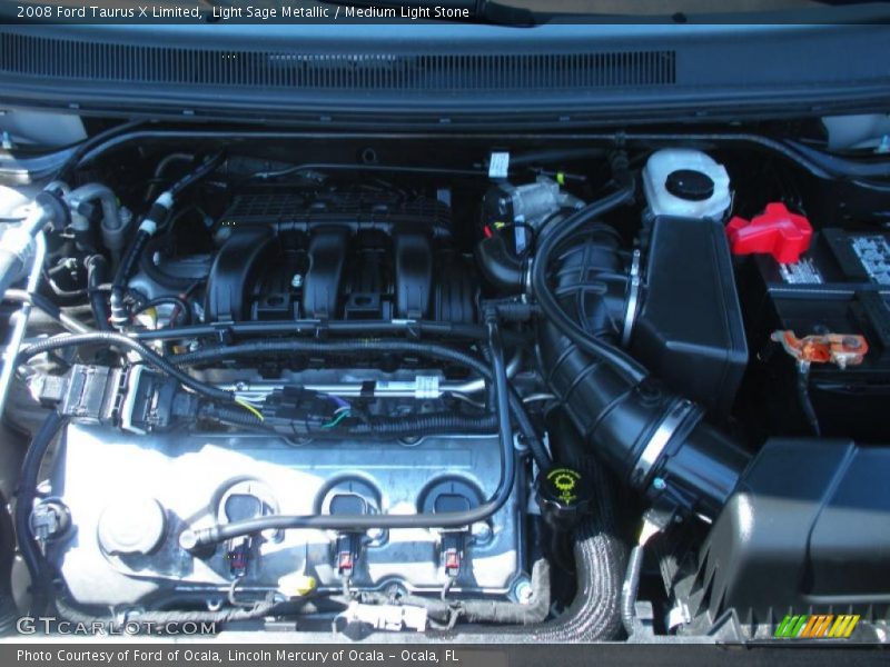 Light Sage Metallic / Medium Light Stone 2008 Ford Taurus X Limited