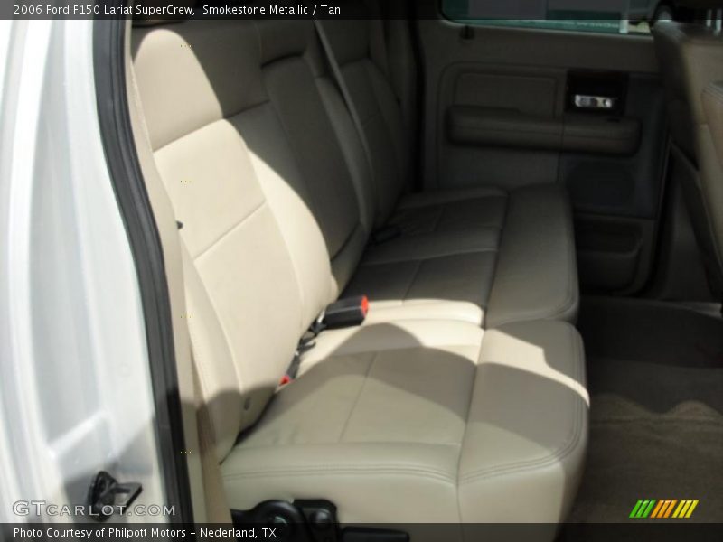 Smokestone Metallic / Tan 2006 Ford F150 Lariat SuperCrew