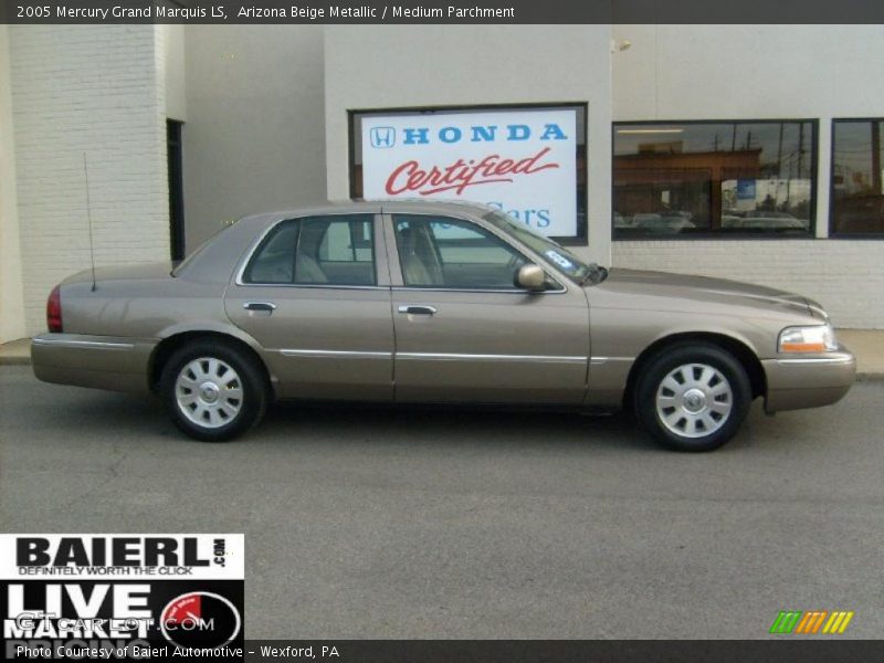 Arizona Beige Metallic / Medium Parchment 2005 Mercury Grand Marquis LS