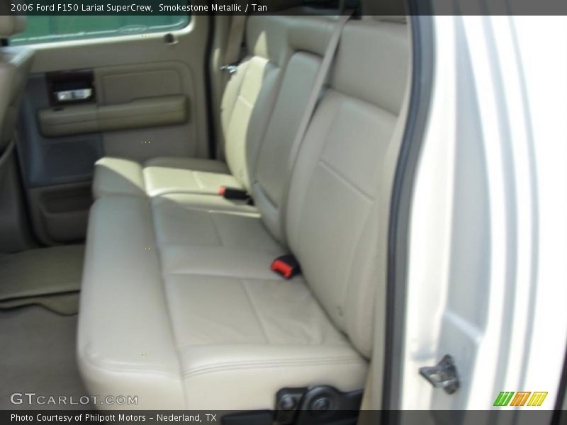Smokestone Metallic / Tan 2006 Ford F150 Lariat SuperCrew