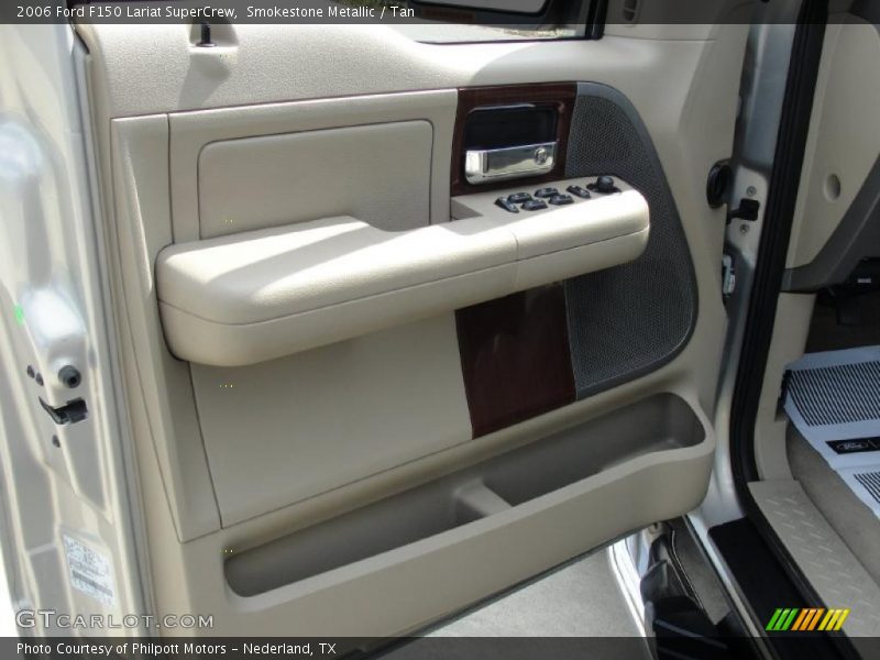 Smokestone Metallic / Tan 2006 Ford F150 Lariat SuperCrew