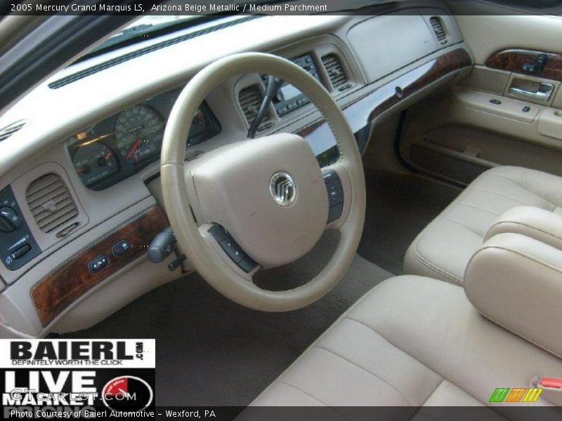 Arizona Beige Metallic / Medium Parchment 2005 Mercury Grand Marquis LS