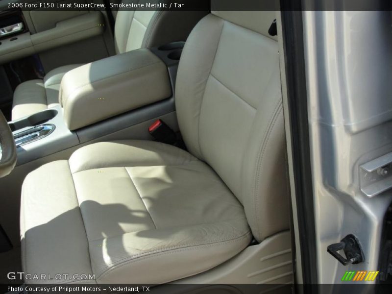 Smokestone Metallic / Tan 2006 Ford F150 Lariat SuperCrew
