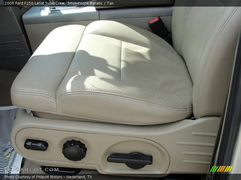 Smokestone Metallic / Tan 2006 Ford F150 Lariat SuperCrew