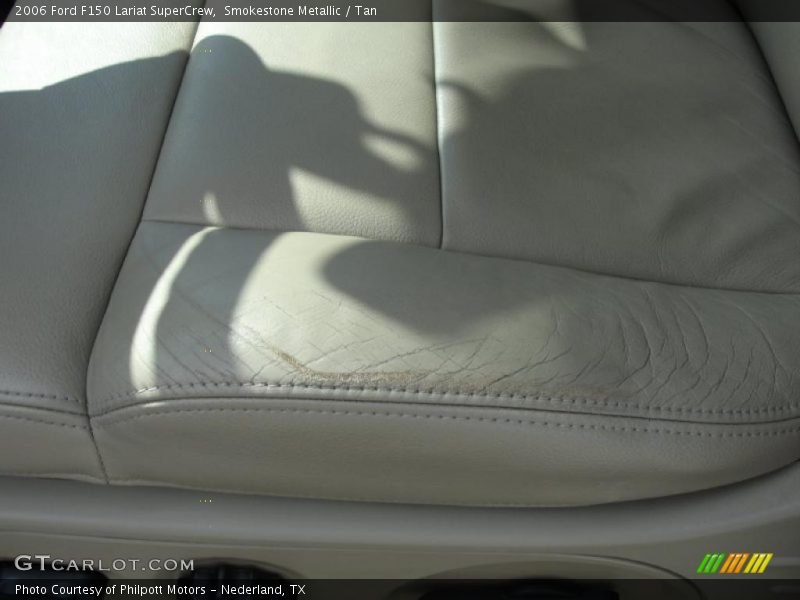 Smokestone Metallic / Tan 2006 Ford F150 Lariat SuperCrew