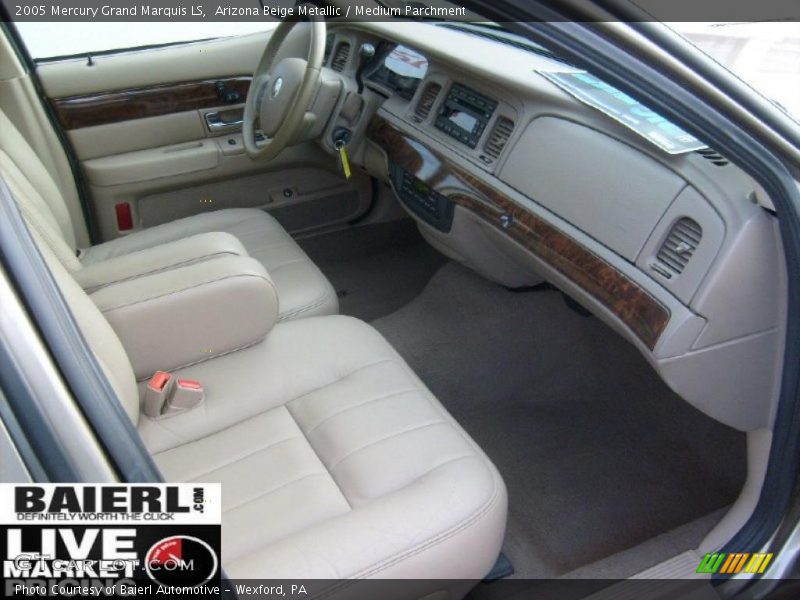 Arizona Beige Metallic / Medium Parchment 2005 Mercury Grand Marquis LS
