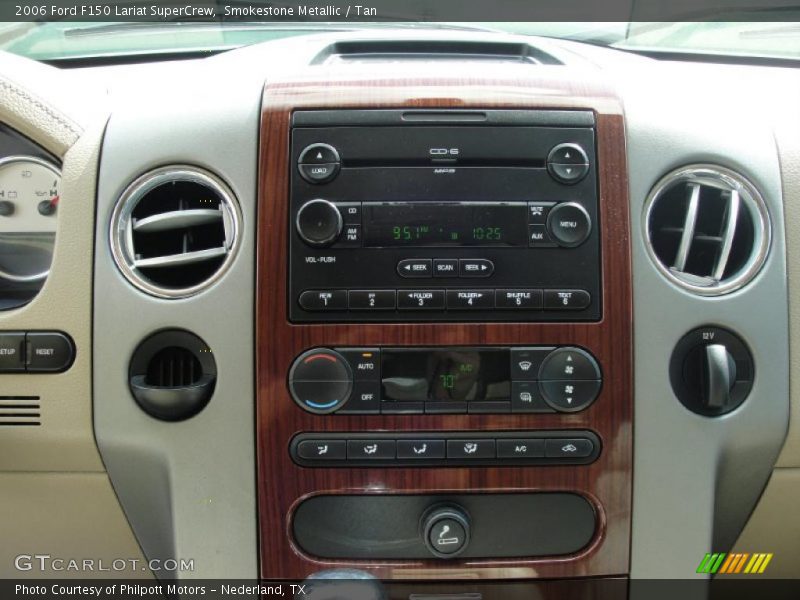 Smokestone Metallic / Tan 2006 Ford F150 Lariat SuperCrew