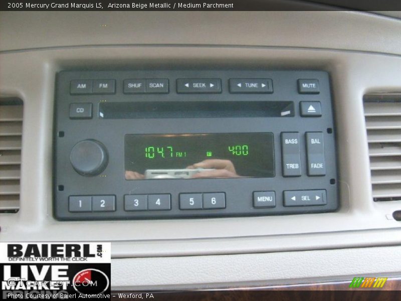 Arizona Beige Metallic / Medium Parchment 2005 Mercury Grand Marquis LS