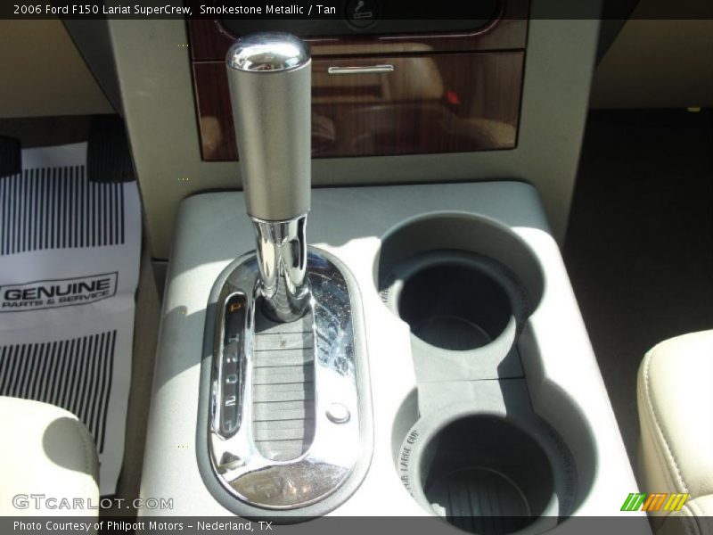 Smokestone Metallic / Tan 2006 Ford F150 Lariat SuperCrew