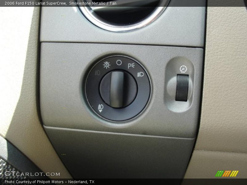 Smokestone Metallic / Tan 2006 Ford F150 Lariat SuperCrew