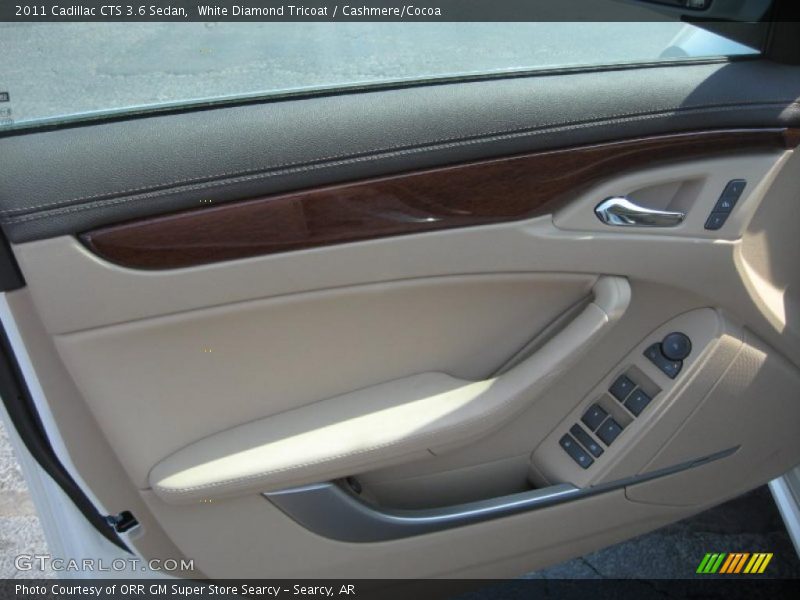 White Diamond Tricoat / Cashmere/Cocoa 2011 Cadillac CTS 3.6 Sedan