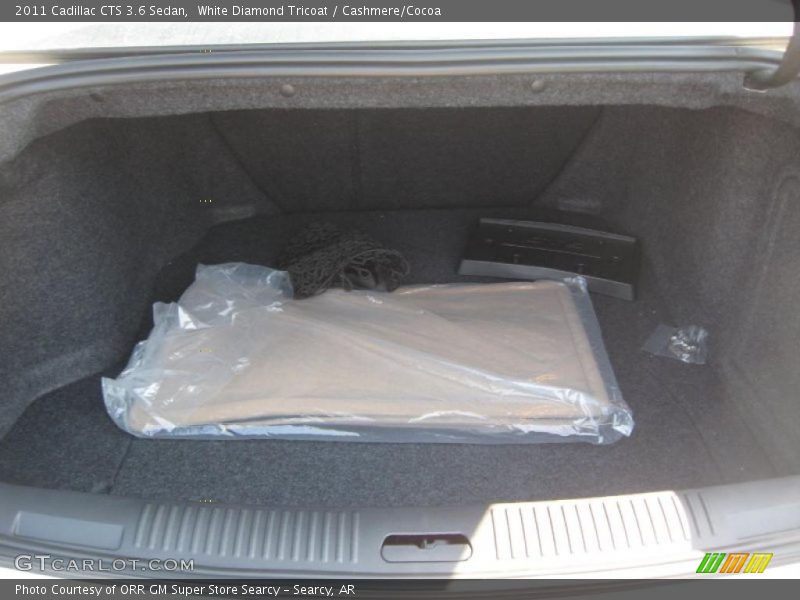 White Diamond Tricoat / Cashmere/Cocoa 2011 Cadillac CTS 3.6 Sedan