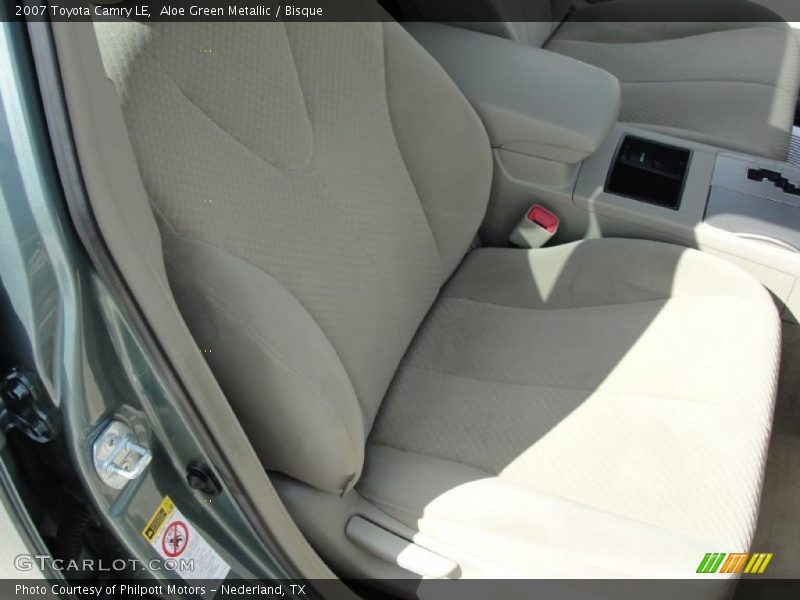 Aloe Green Metallic / Bisque 2007 Toyota Camry LE