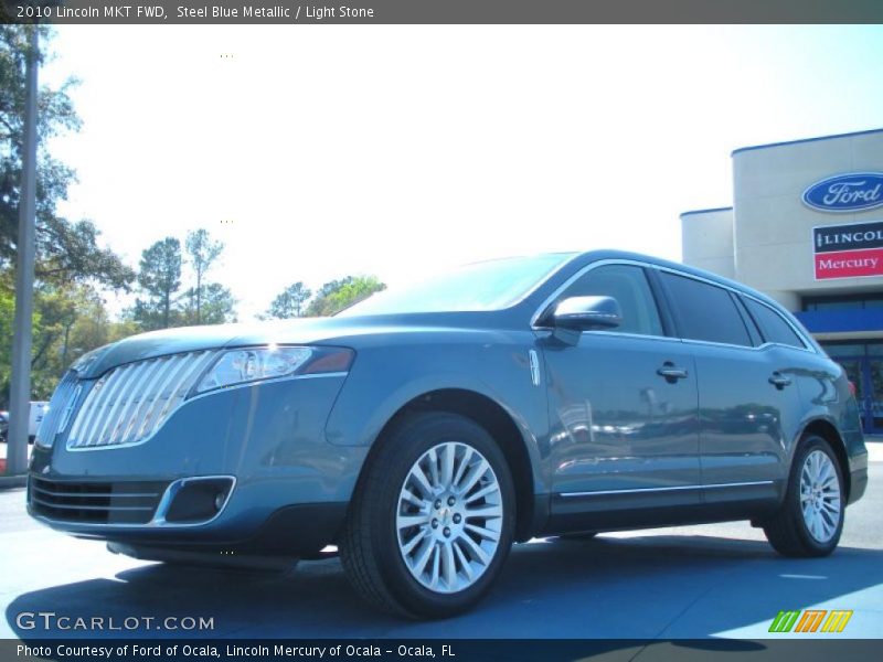 Steel Blue Metallic / Light Stone 2010 Lincoln MKT FWD