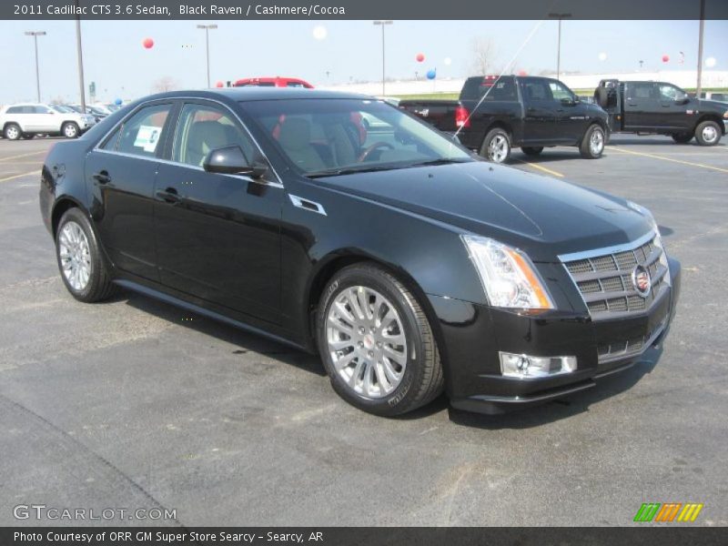 Black Raven / Cashmere/Cocoa 2011 Cadillac CTS 3.6 Sedan