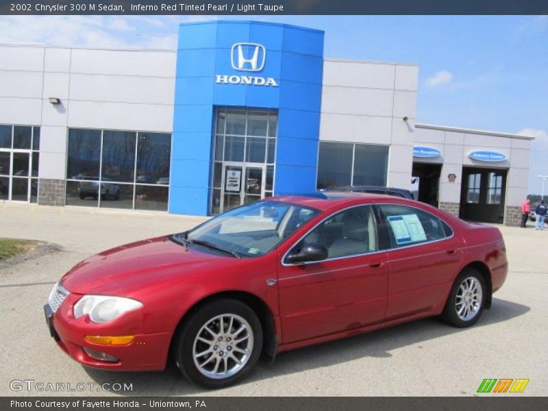 Inferno Red Tinted Pearl / Light Taupe 2002 Chrysler 300 M Sedan