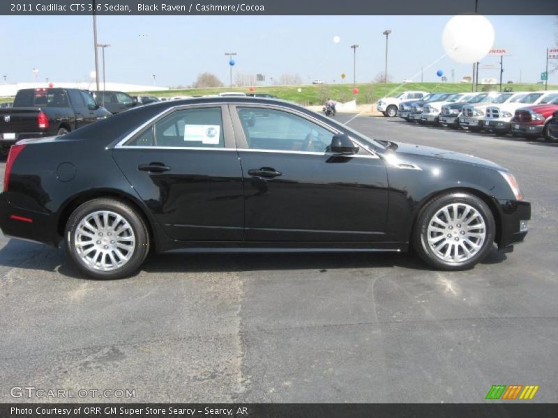 Black Raven / Cashmere/Cocoa 2011 Cadillac CTS 3.6 Sedan