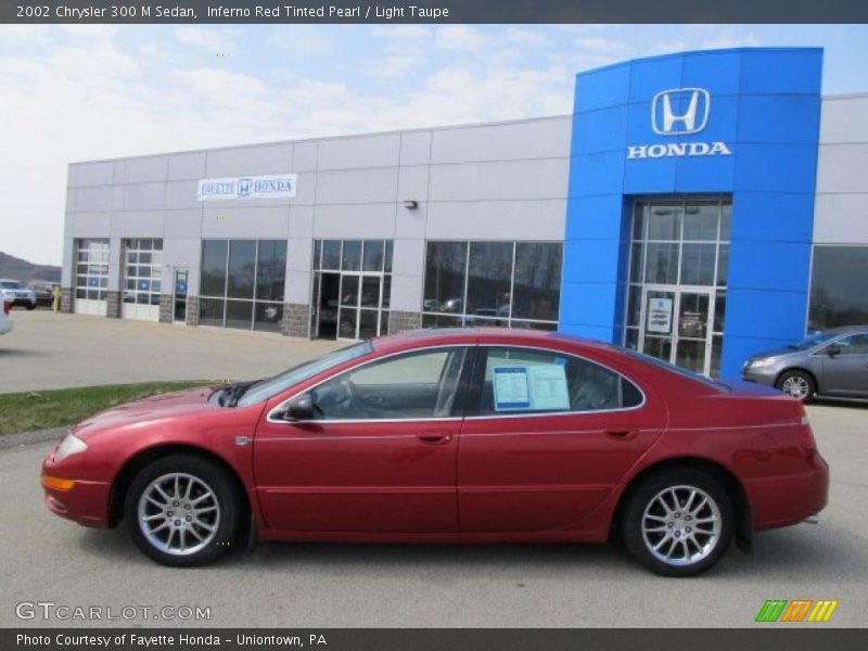 Inferno Red Tinted Pearl / Light Taupe 2002 Chrysler 300 M Sedan