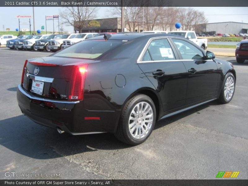 Black Raven / Cashmere/Cocoa 2011 Cadillac CTS 3.6 Sedan