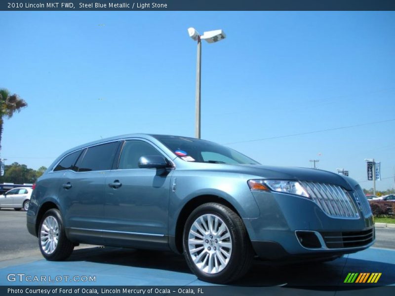 Steel Blue Metallic / Light Stone 2010 Lincoln MKT FWD