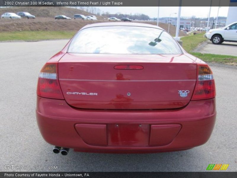 Inferno Red Tinted Pearl / Light Taupe 2002 Chrysler 300 M Sedan