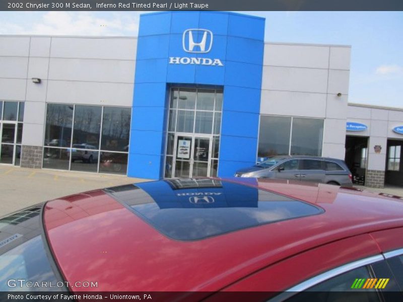 Inferno Red Tinted Pearl / Light Taupe 2002 Chrysler 300 M Sedan