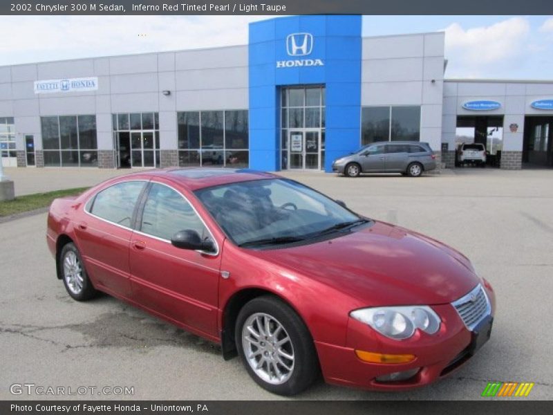 Inferno Red Tinted Pearl / Light Taupe 2002 Chrysler 300 M Sedan