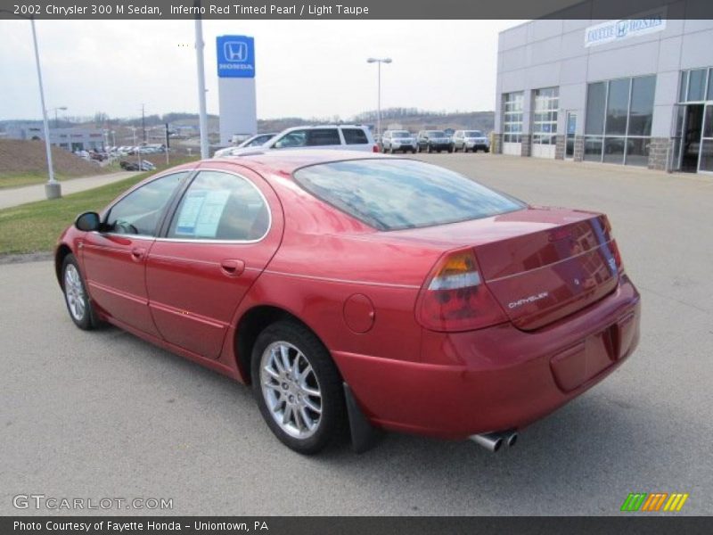 Inferno Red Tinted Pearl / Light Taupe 2002 Chrysler 300 M Sedan