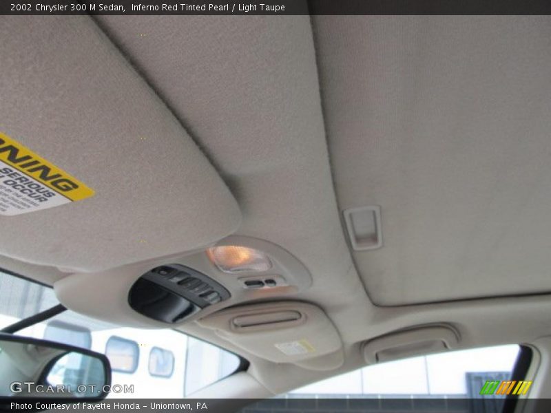 Inferno Red Tinted Pearl / Light Taupe 2002 Chrysler 300 M Sedan