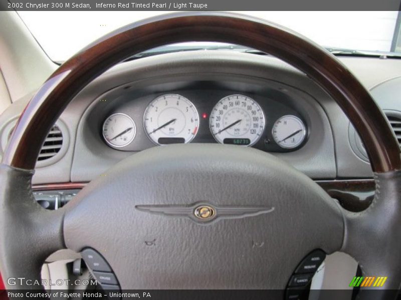 Inferno Red Tinted Pearl / Light Taupe 2002 Chrysler 300 M Sedan