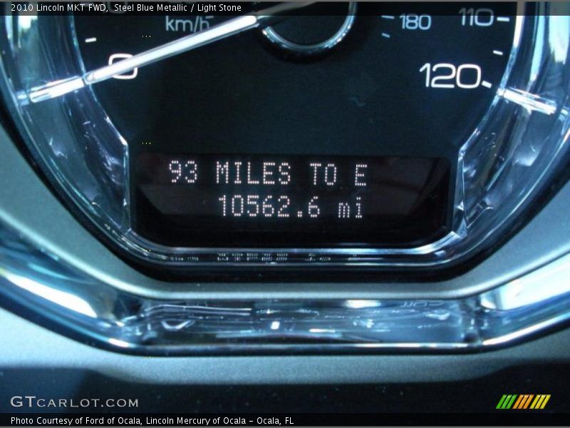 Steel Blue Metallic / Light Stone 2010 Lincoln MKT FWD