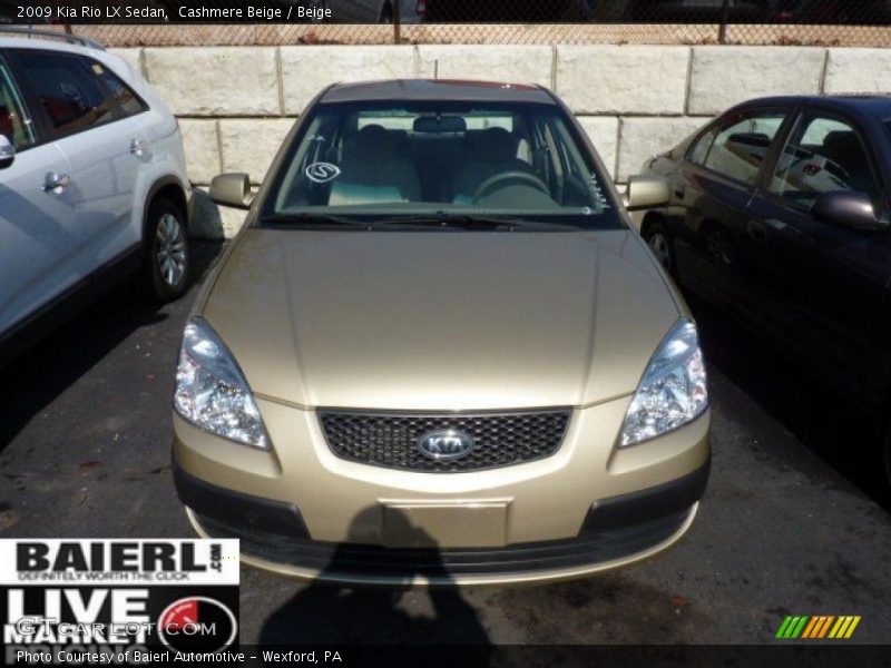 Cashmere Beige / Beige 2009 Kia Rio LX Sedan