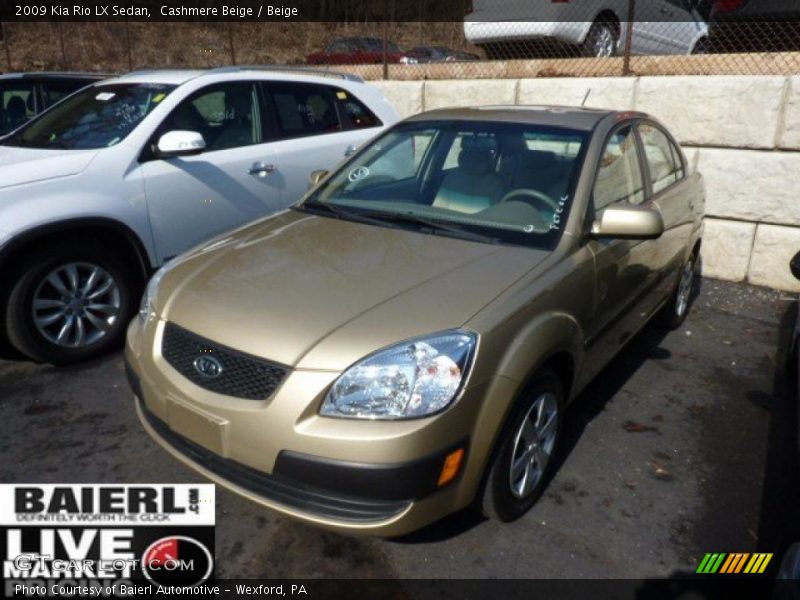 Cashmere Beige / Beige 2009 Kia Rio LX Sedan