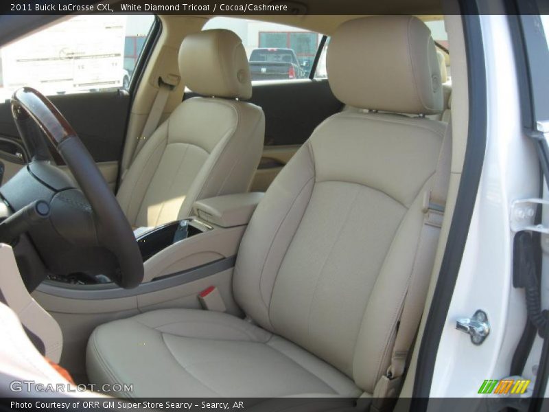 White Diamond Tricoat / Cocoa/Cashmere 2011 Buick LaCrosse CXL