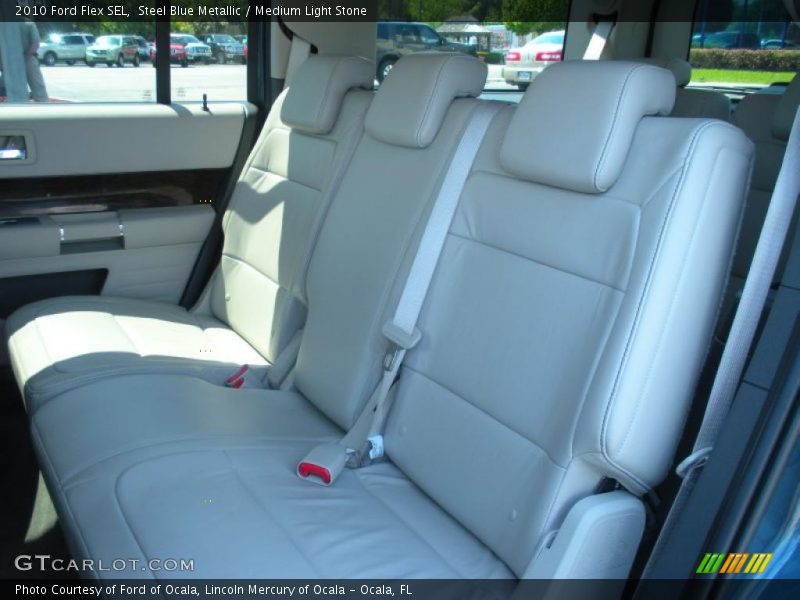 Steel Blue Metallic / Medium Light Stone 2010 Ford Flex SEL