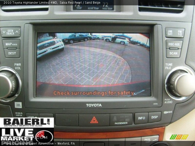 Salsa Red Pearl / Sand Beige 2010 Toyota Highlander Limited 4WD