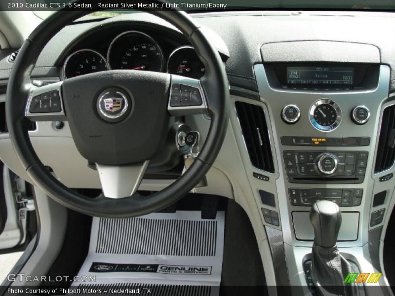 Radiant Silver Metallic / Light Titanium/Ebony 2010 Cadillac CTS 3.6 Sedan