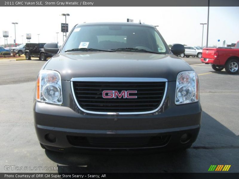 Storm Gray Metallic / Ebony 2011 GMC Yukon SLE