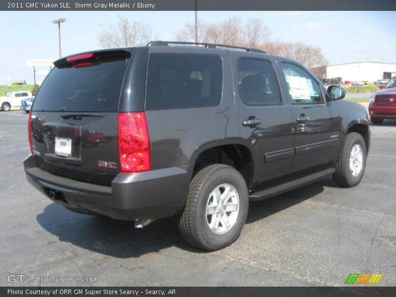 Storm Gray Metallic / Ebony 2011 GMC Yukon SLE