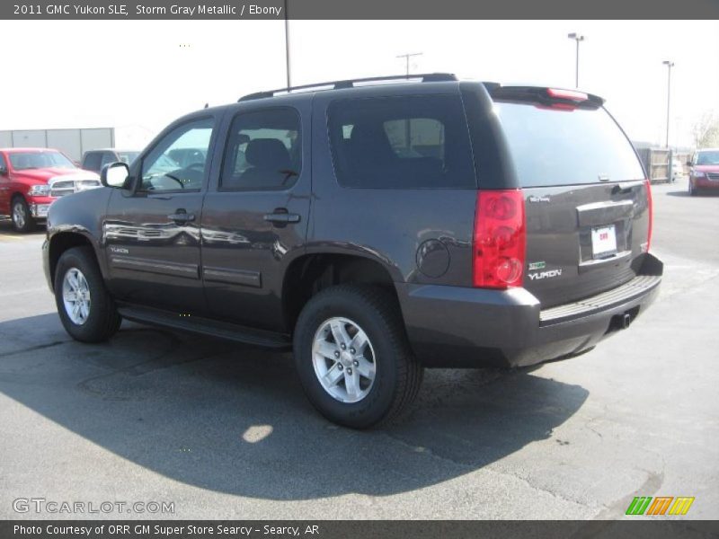Storm Gray Metallic / Ebony 2011 GMC Yukon SLE