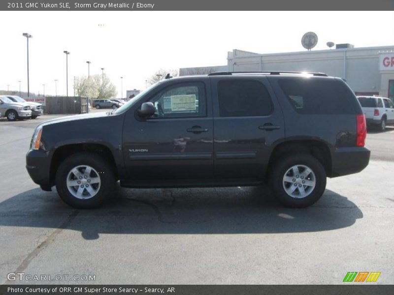 Storm Gray Metallic / Ebony 2011 GMC Yukon SLE
