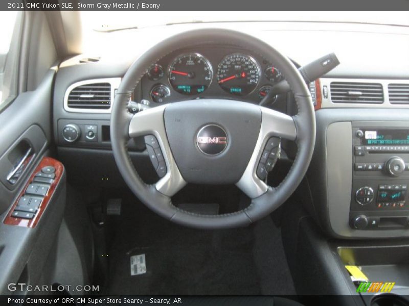 Storm Gray Metallic / Ebony 2011 GMC Yukon SLE