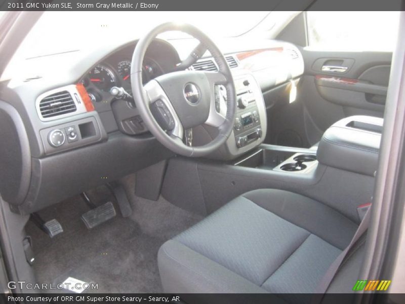 Storm Gray Metallic / Ebony 2011 GMC Yukon SLE