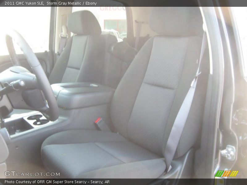 Storm Gray Metallic / Ebony 2011 GMC Yukon SLE