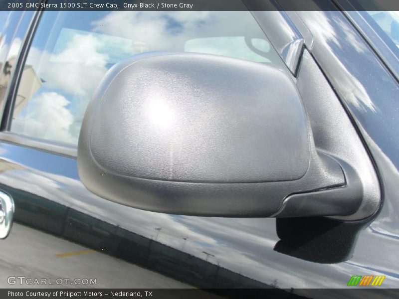 Onyx Black / Stone Gray 2005 GMC Sierra 1500 SLT Crew Cab