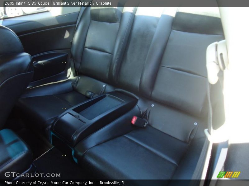 Brilliant Silver Metallic / Graphite 2005 Infiniti G 35 Coupe