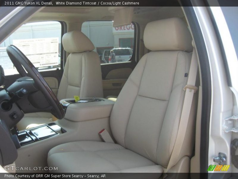 White Diamond Tintcoat / Cocoa/Light Cashmere 2011 GMC Yukon XL Denali